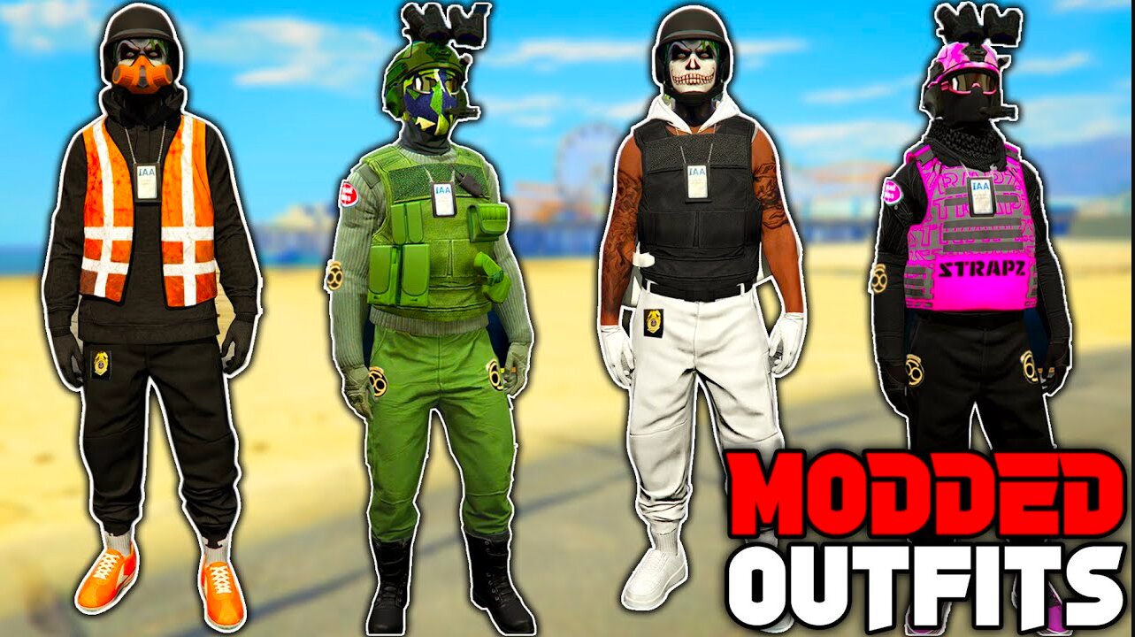 5 Modded outfits 